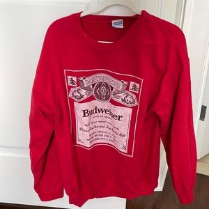 budweiser crewneck